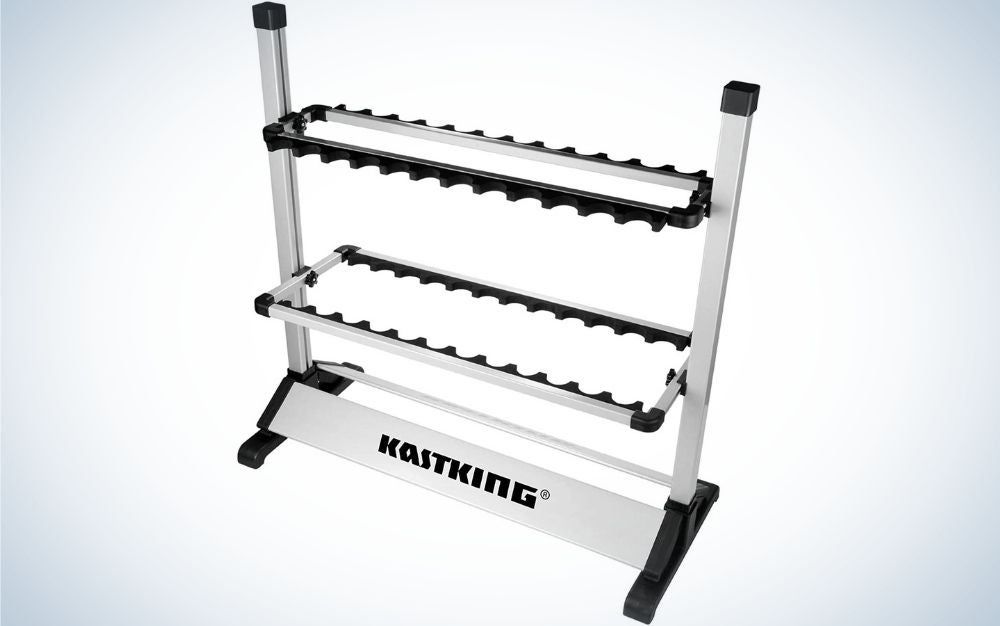 KastKing is the best fishing rod holder for garages.