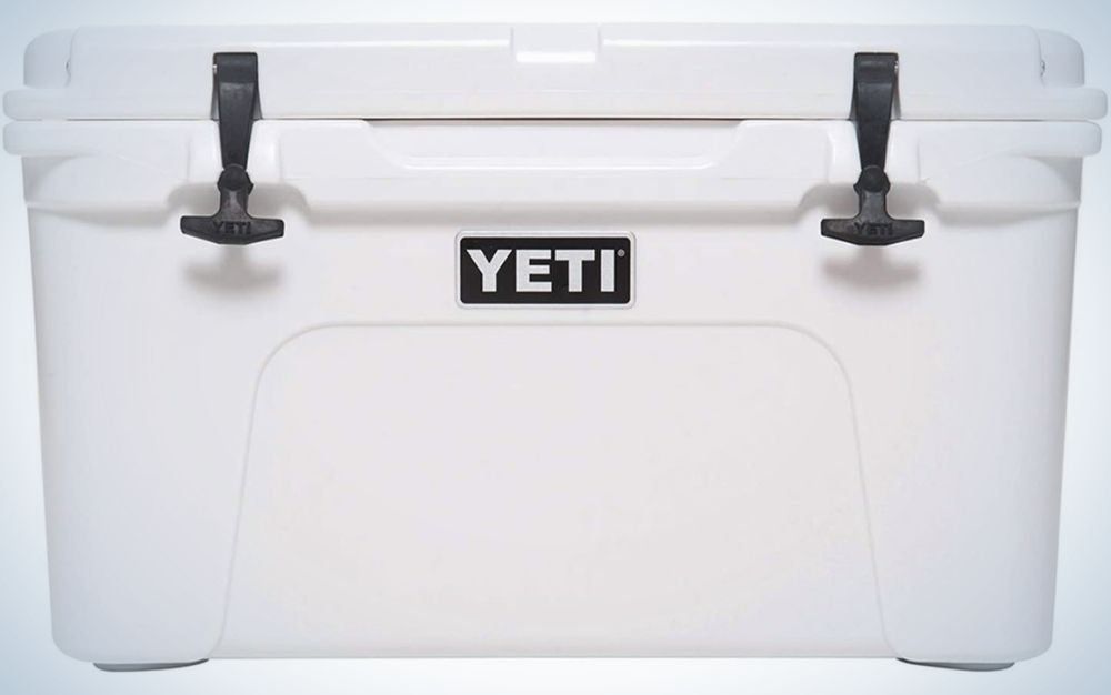 White Yeti Tundra 45 Cooler