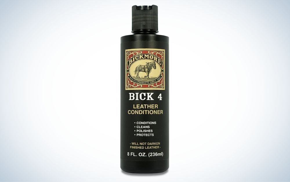 Bickmore Bick 4 Leather Conditioner is the best oil for leather boots that won't darken leather.