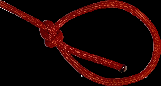 bowline knot step 1