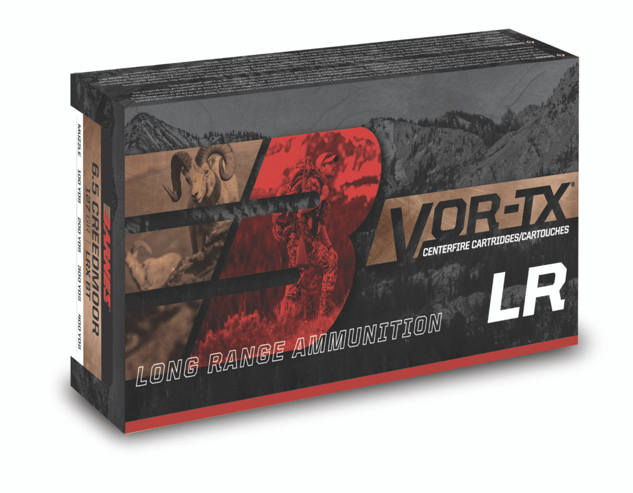 The Barnes VOR-TX 127-grain LR 6.5 Creedmoor load.