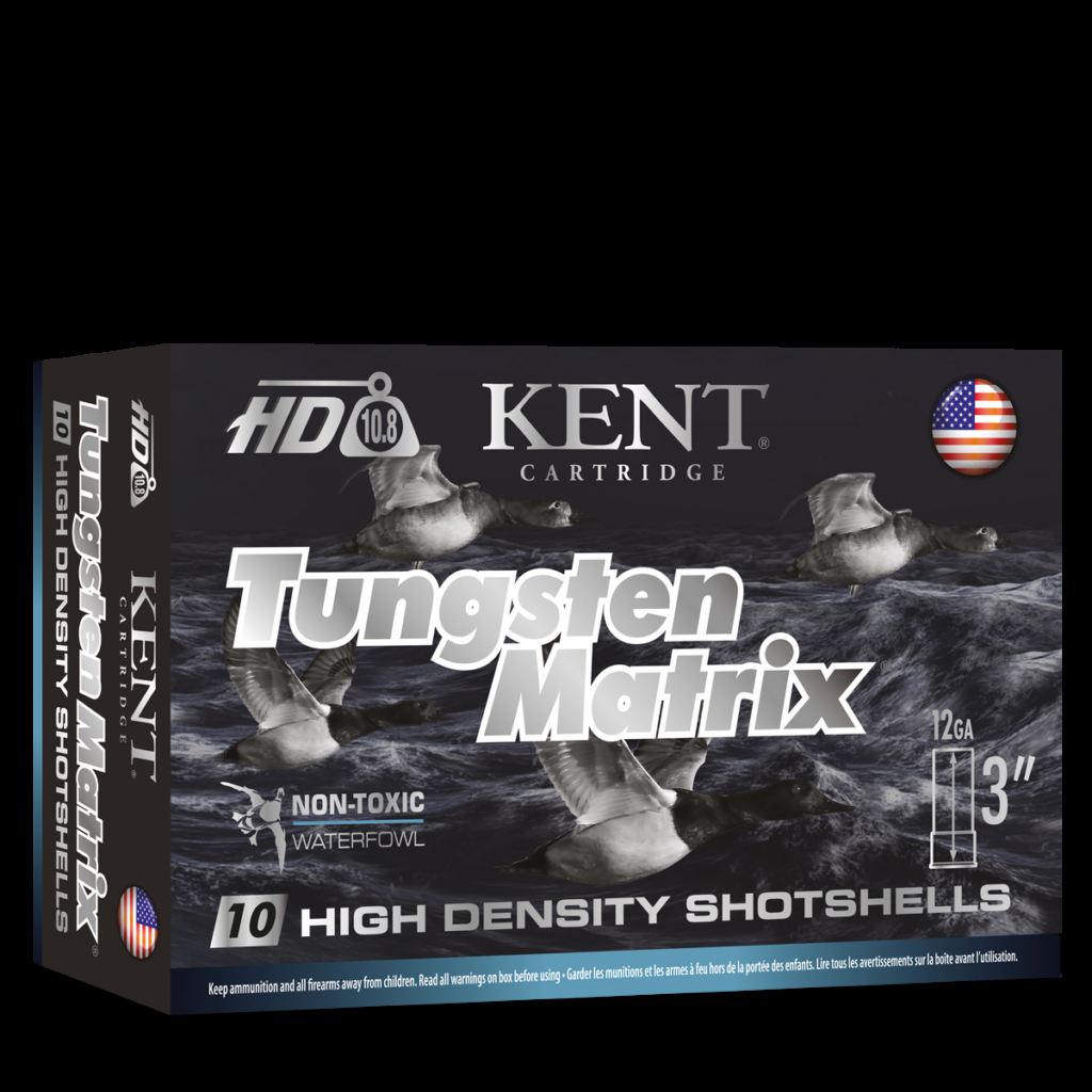 A black and silver box of shotgun ammo