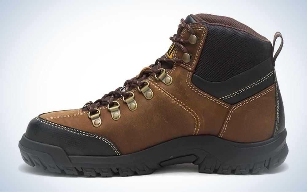Cat Footwear MenÃ¢€™s Threshold Steel Toe Work Boot are the best for the budget.
