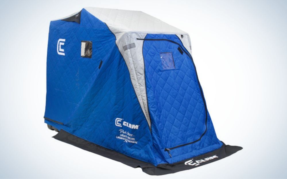 Clam Legend XL is the best ice fishing shelter for one person.