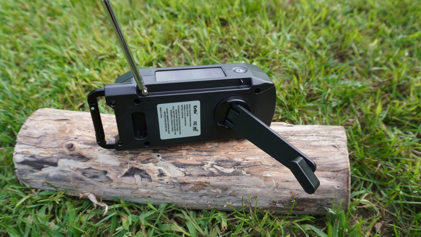 Close-up of Uncharted Supply Co. NOAA Radio while testing