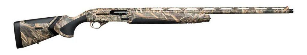 A beretta shotgun on a white background.