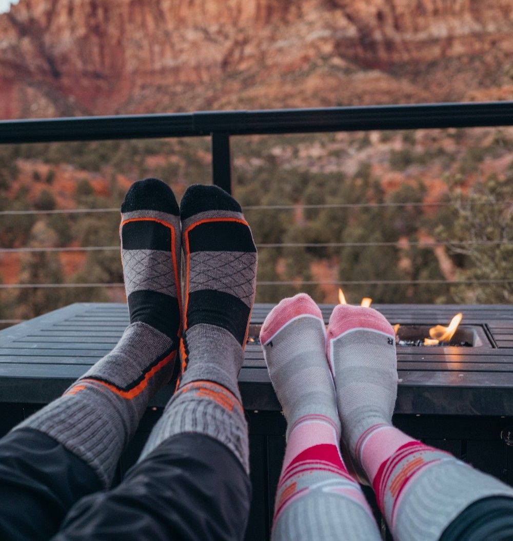 Men's and Women's Fieldsheer Premium Wool Heated Socks