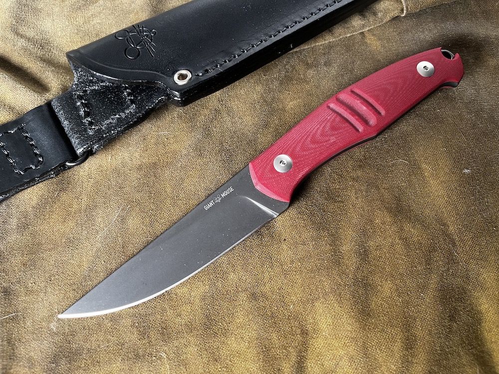 GiantMouse GMF2-P-R knife during testing