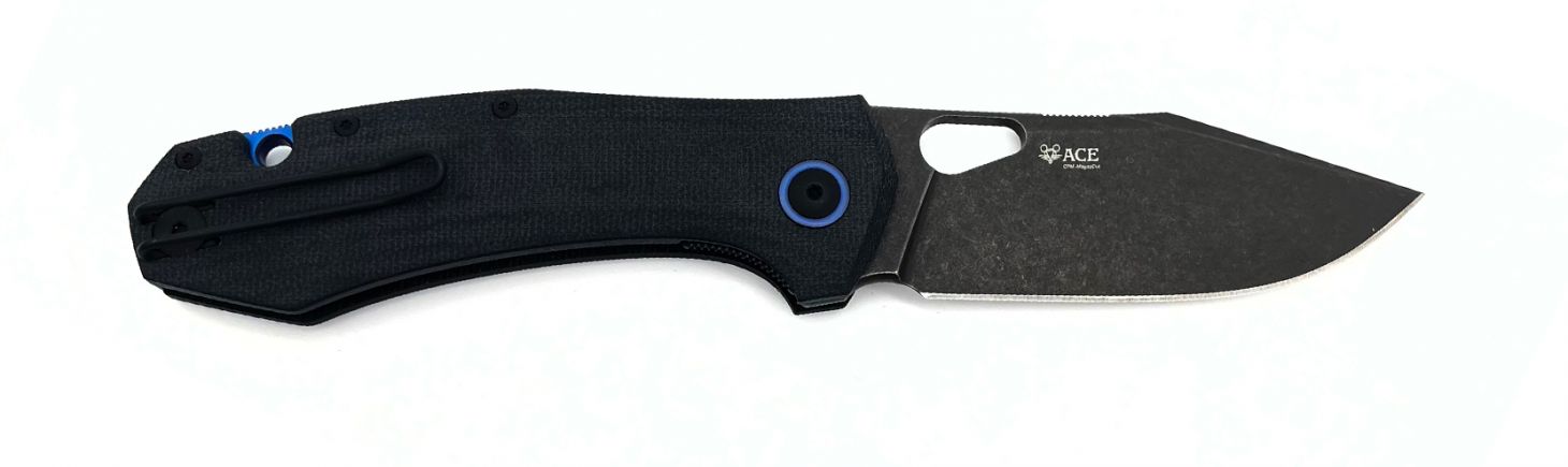 The new Giant Mouse ACE Grand folding knife on a white background. 
