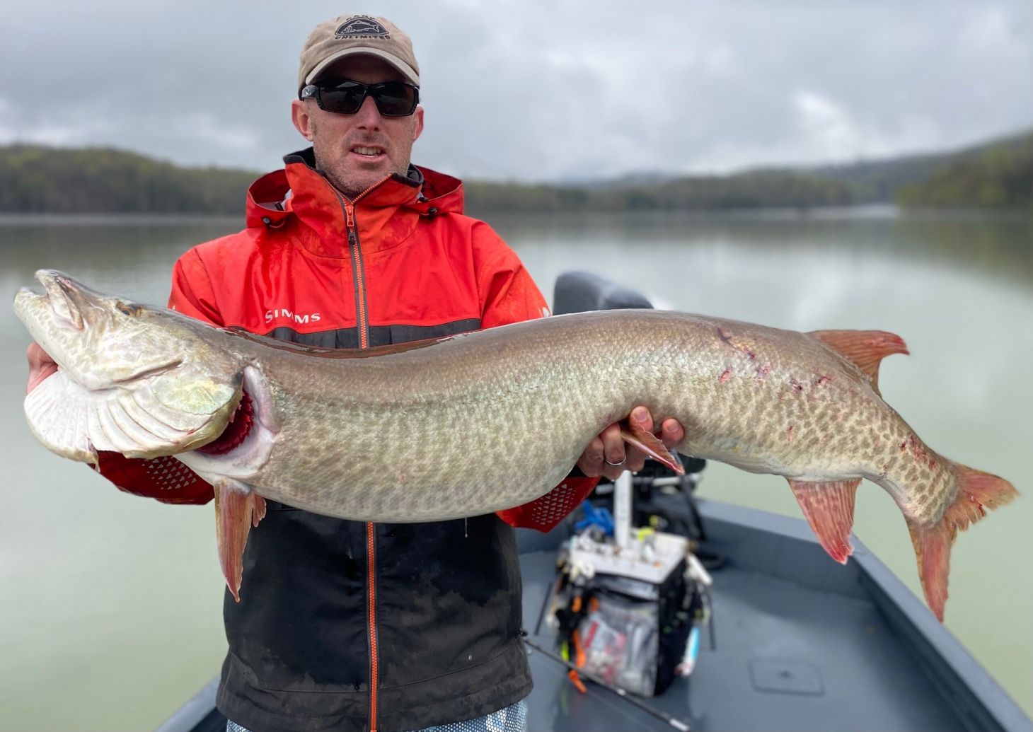 photo of musky fishing