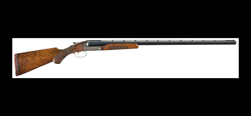 Ithaca 10-gauge shotgun. 