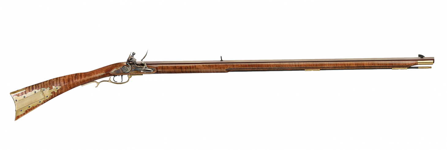 Historic gun on a white background.