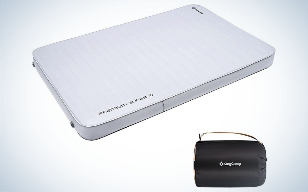 KingCamp 5.9Ã¢€ Thick Self-Inflating Sleeping Pad is the best full air mattress for camping.