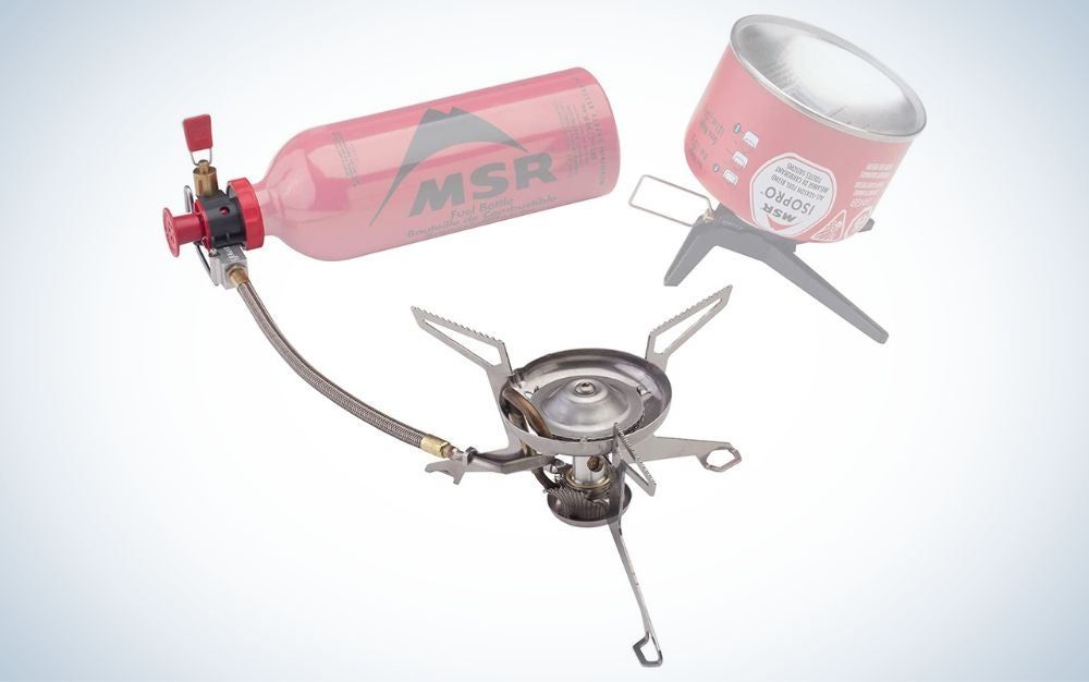 MSR WhisperLite Universal is the best liquid fuel backpacking stove.