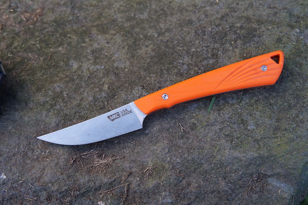 Montana Knife Company Sharptailed upland bird knife during testing