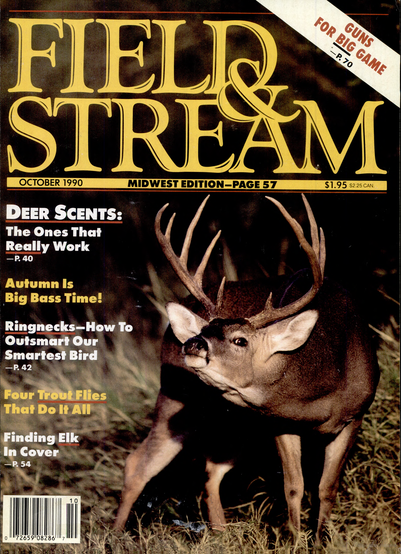 October 1990 Field & Stream cover