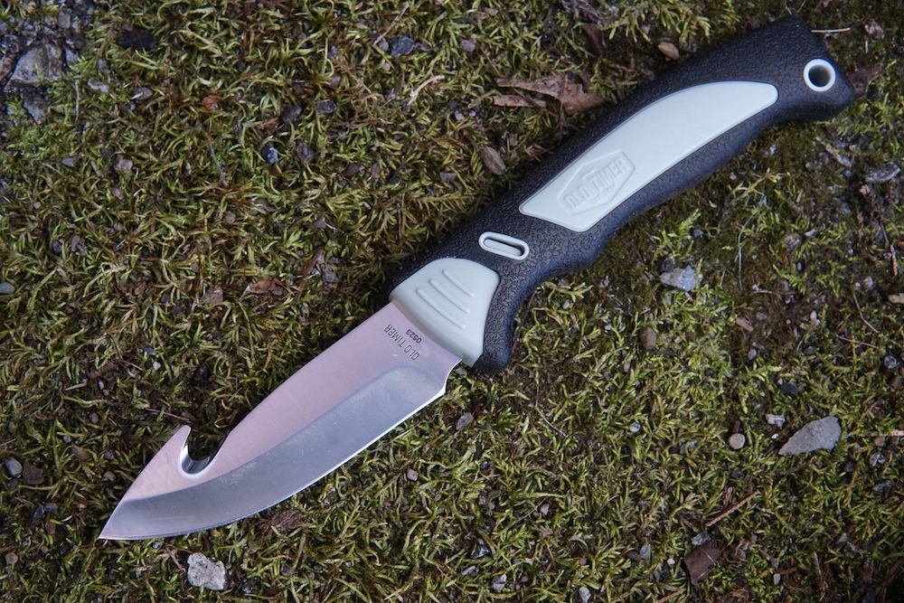 Old Timer Switch-It Hunting Knife during testing