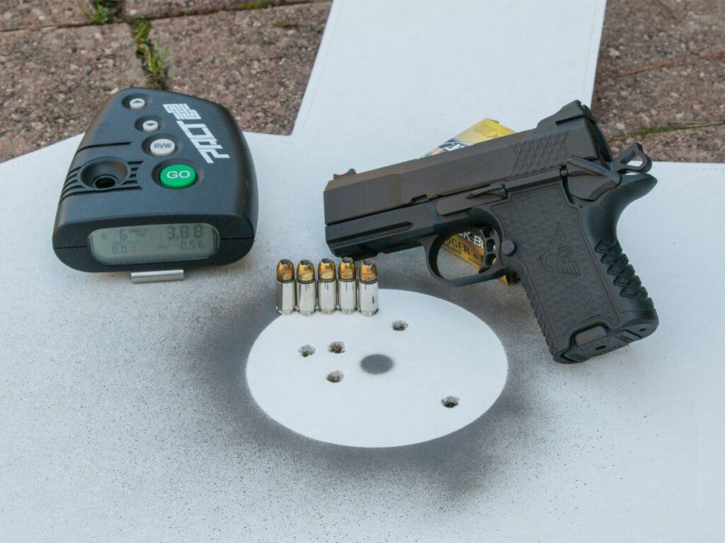 Handgun after 45 drill.