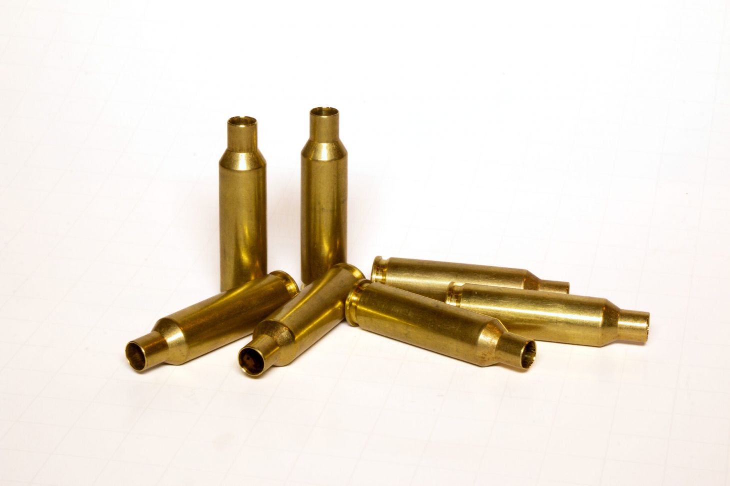 photo of brass cartridge cases