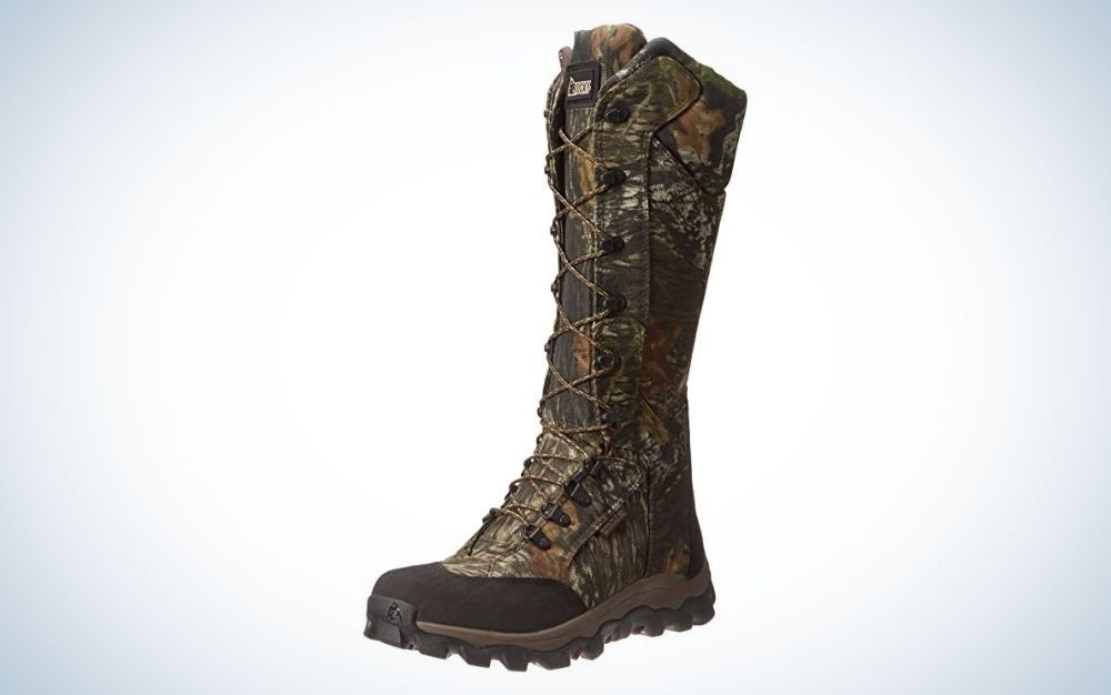 Rocky MenÃ¢€™s Lynx Waterproof Snake Hunting Boots are the best lace up.