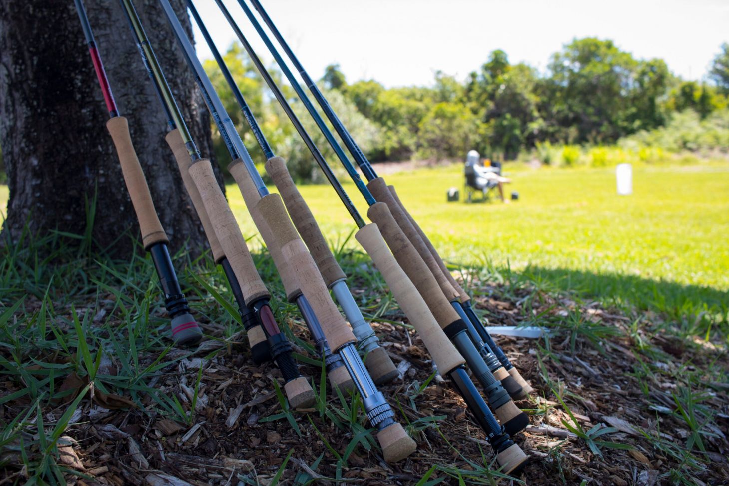 saltwater fly rods during testing