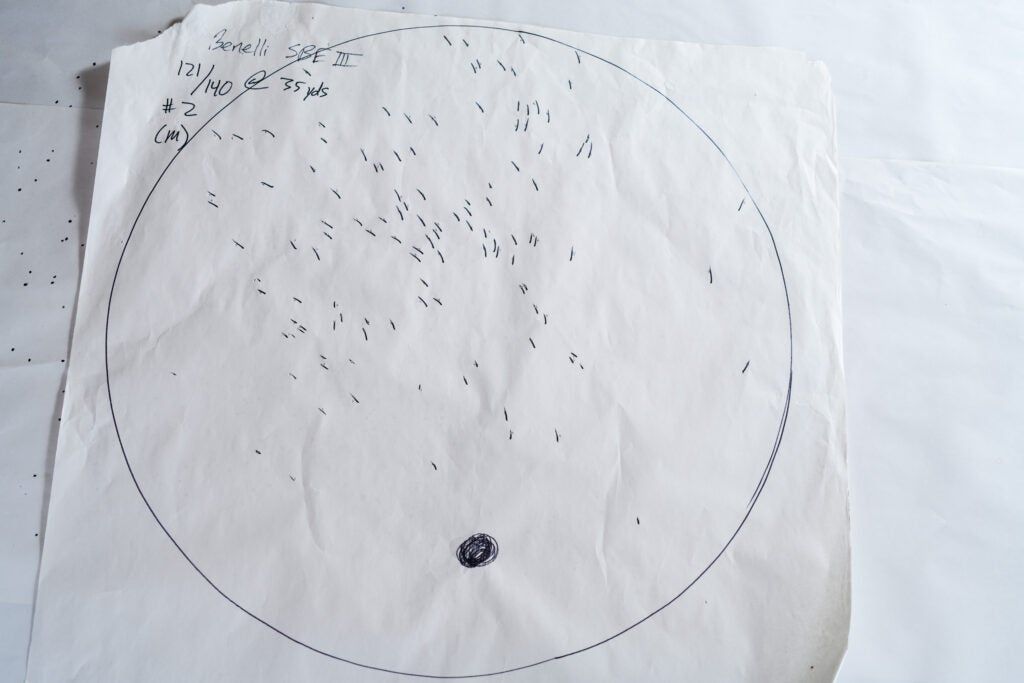 Benelli Super Black Eagle 3 pattern