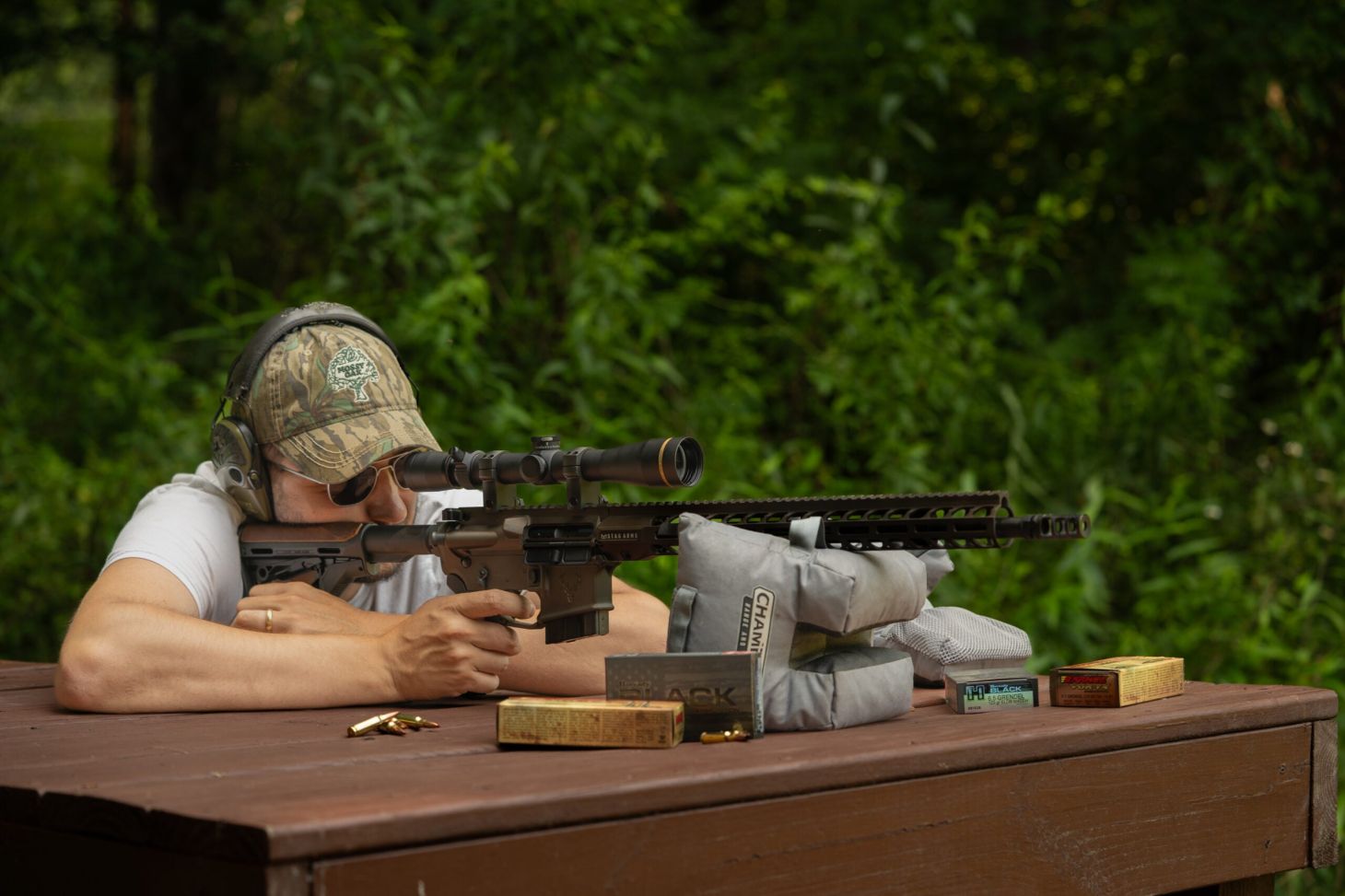 Photo of a Stag 15 Pursuit being fired during a product review by Field & Stream
