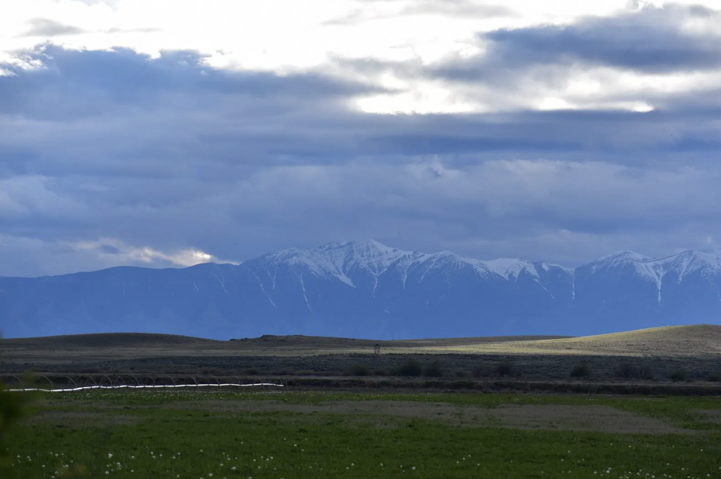 A view from the Camas National Wildlife Refuge in southeast Idaho. 