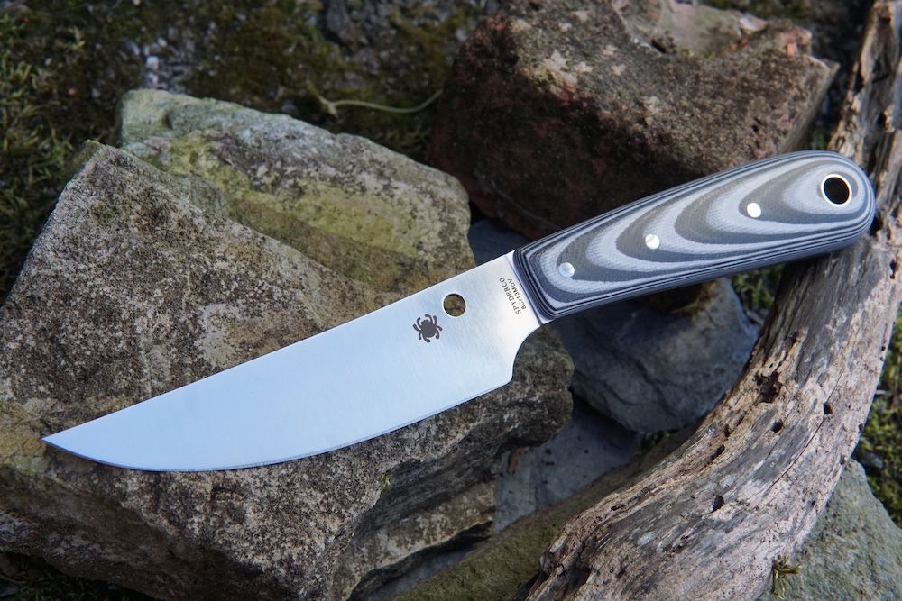 Spyderco Bow River knife during testing