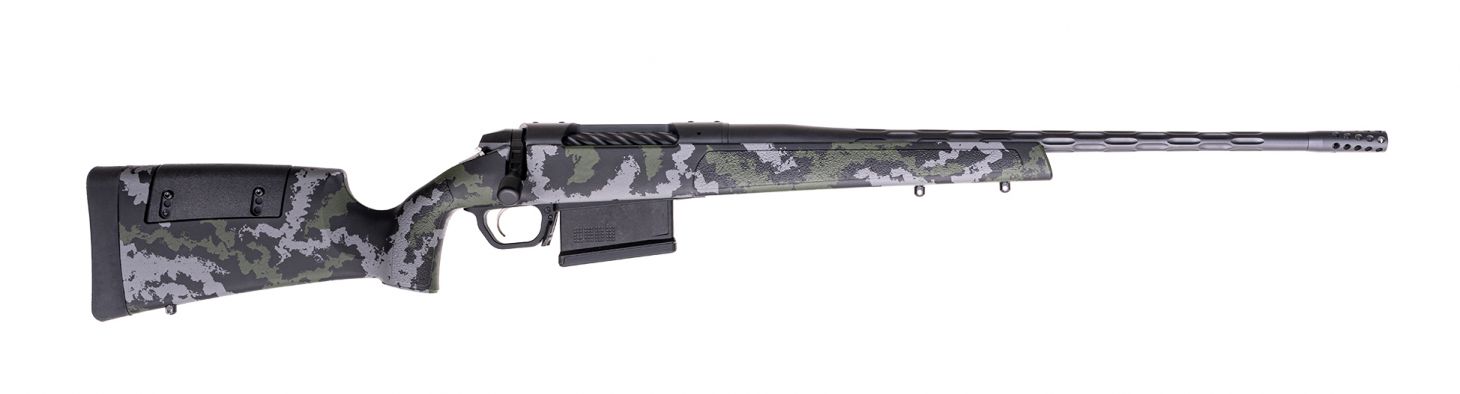 The new Weatherby Range XP 2.0 rifle on a white background. 