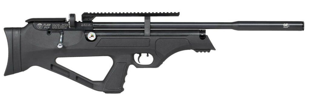 FlashPup SYN airgun on a white background.