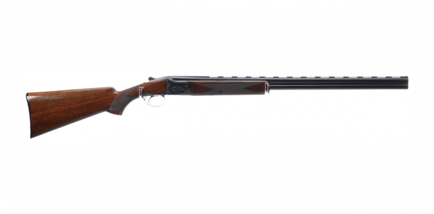Browning hunting shotgun on a white background.
