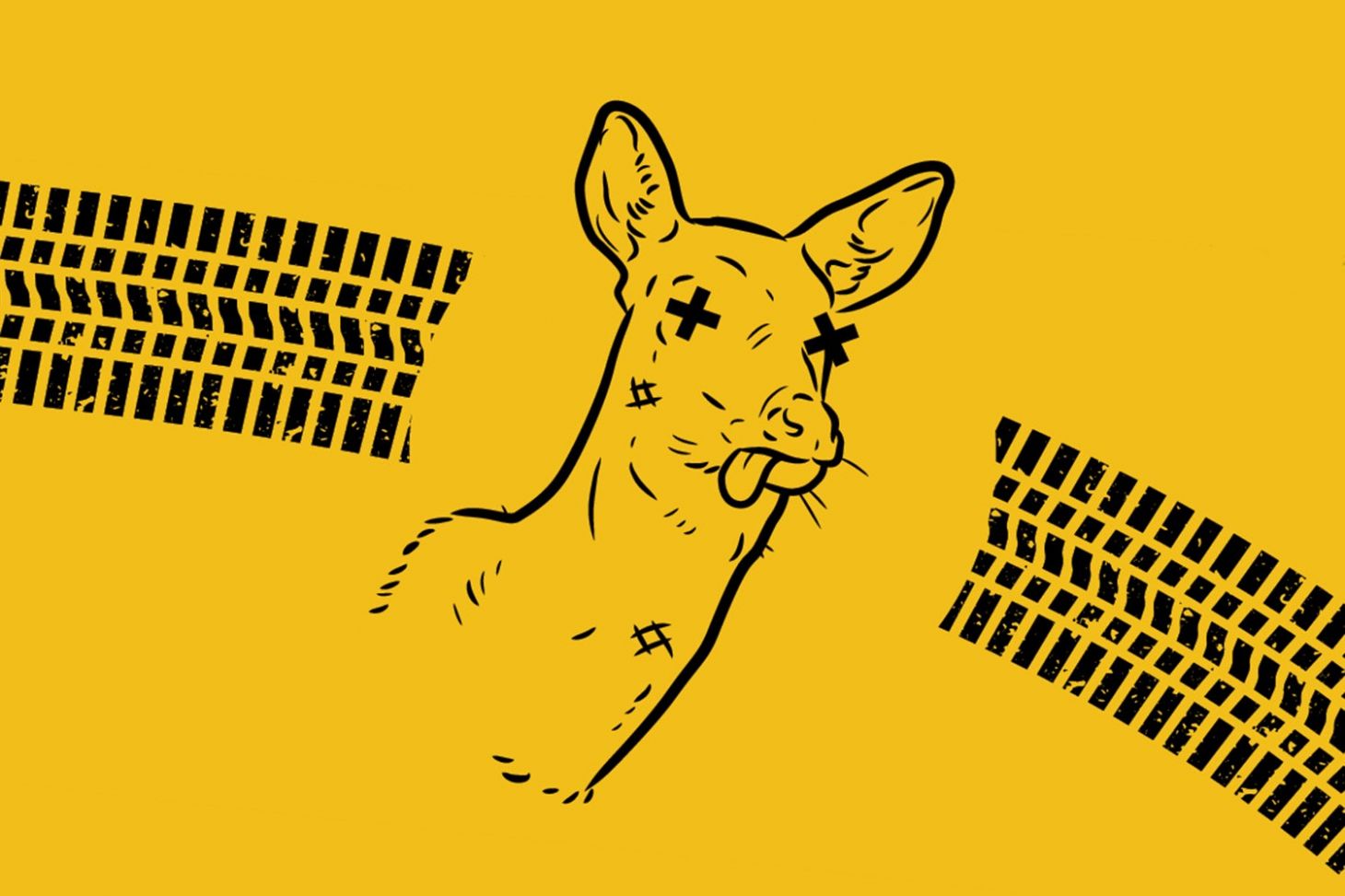 deer with x's on its eyes