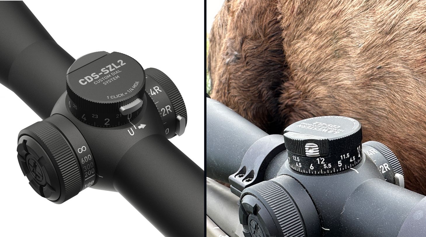 The new dial on the Leupold VX-6HD GEN 2 3-18x44 riflescope one white and in the field.