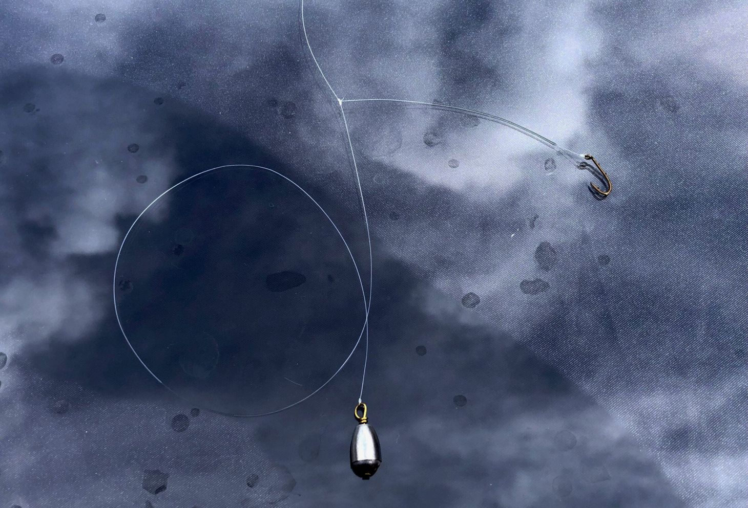 photo of a distance trout fishing rig