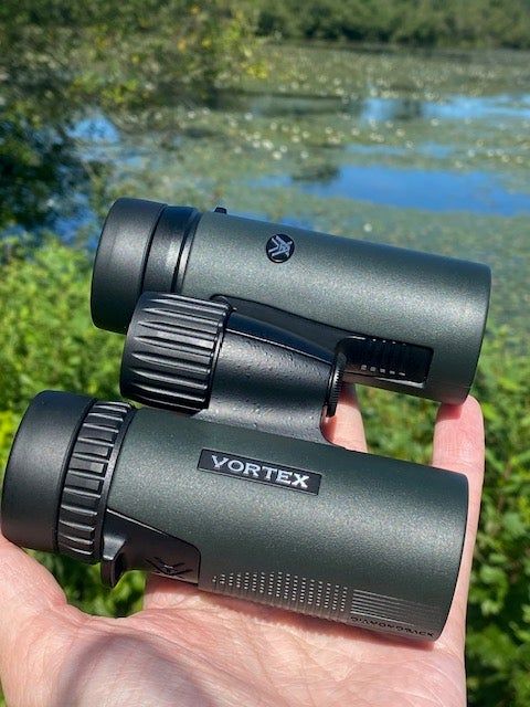 Vortex Diamondback HD 8x32 binoculars during testing