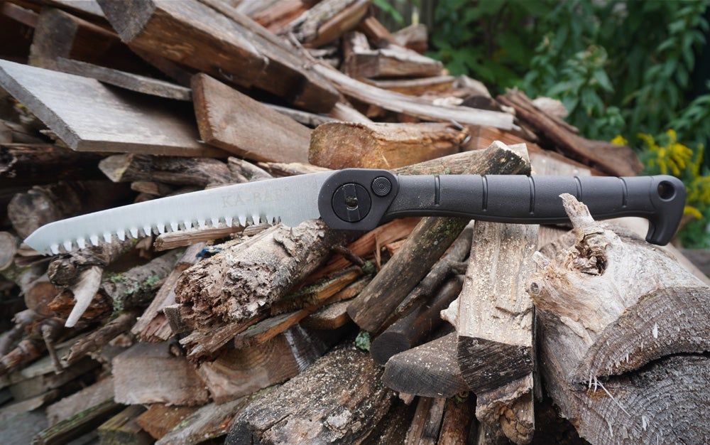 Ka-Bar folding saw during testing