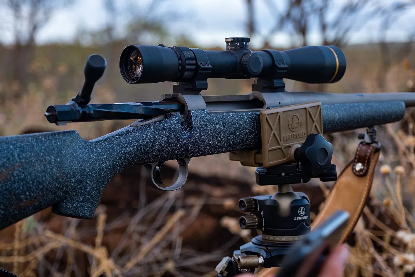 Nosler Model 21 rifle on bipod