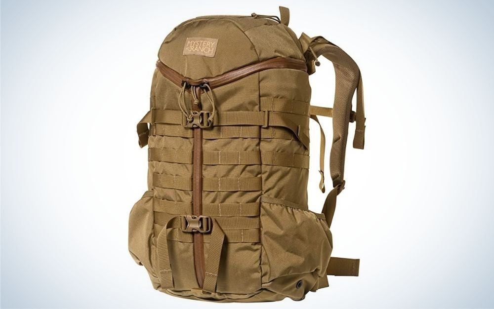 This Mystery Ranch backpack is our pick for best internal frame backpack.