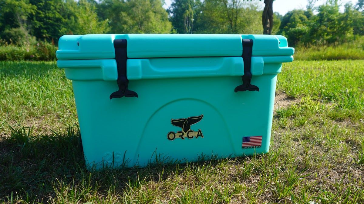 Orca 26 QT cooler during testing