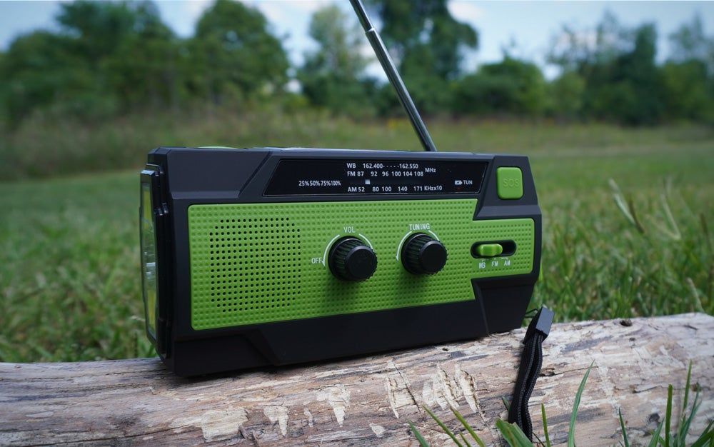 RunningSnail Emergency Crank Radio during testing