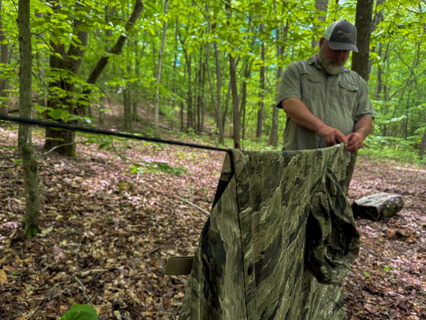 survival shelter ridgeline