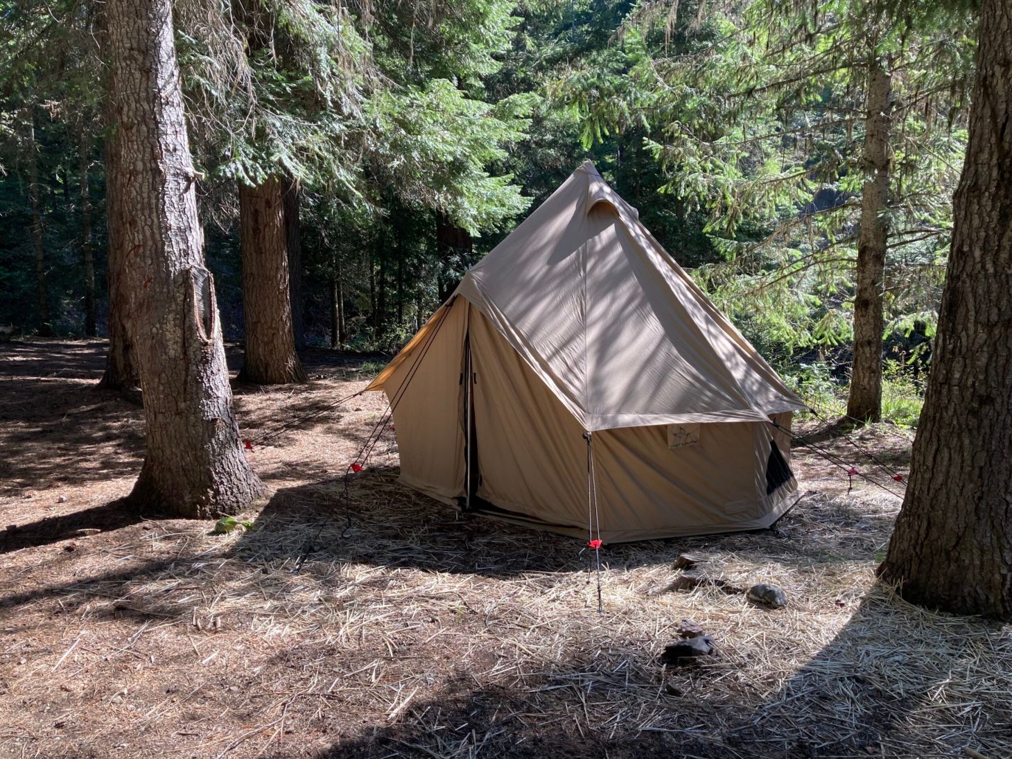 Testing the White Duck Regatta Bell Tent in the Cascade Mountains in Washington